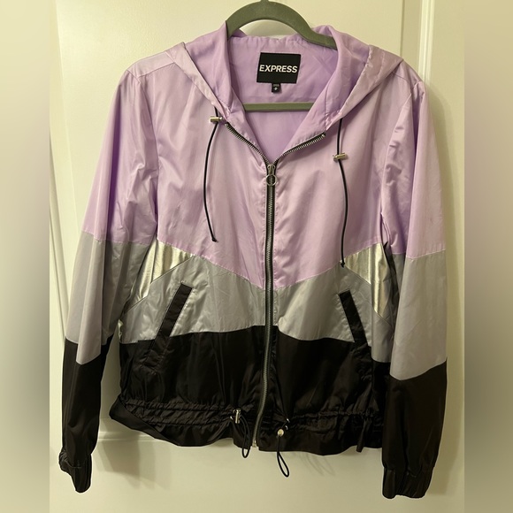 Express Color Block Windbreaker - Picture 1 of 4